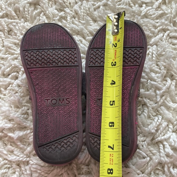 TOMS Sparkle Glitter Shoe Size 11 - Picture 12 of 13